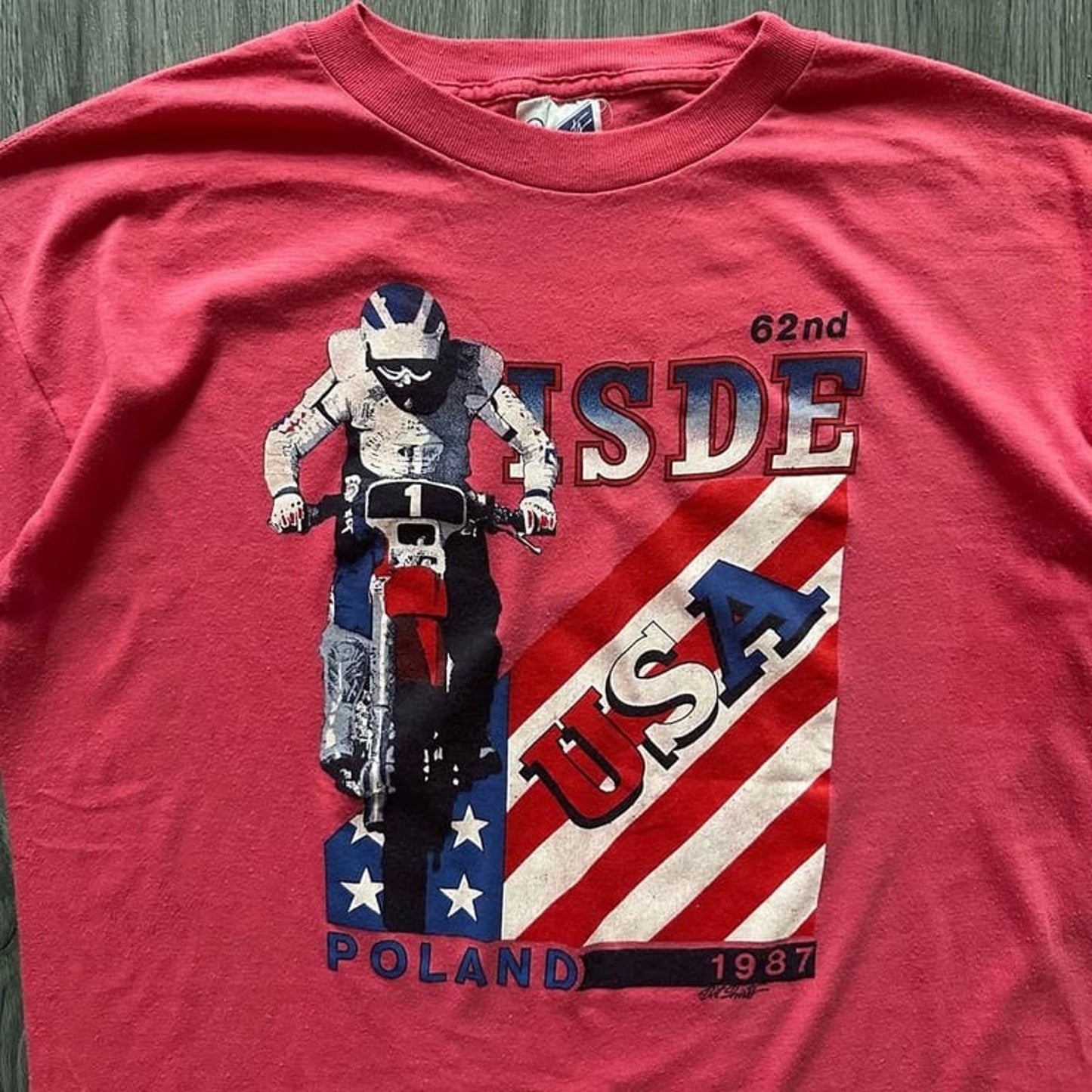 62nd International Six Days Enduro (ISDE) 1987 Vintage T-Shirt