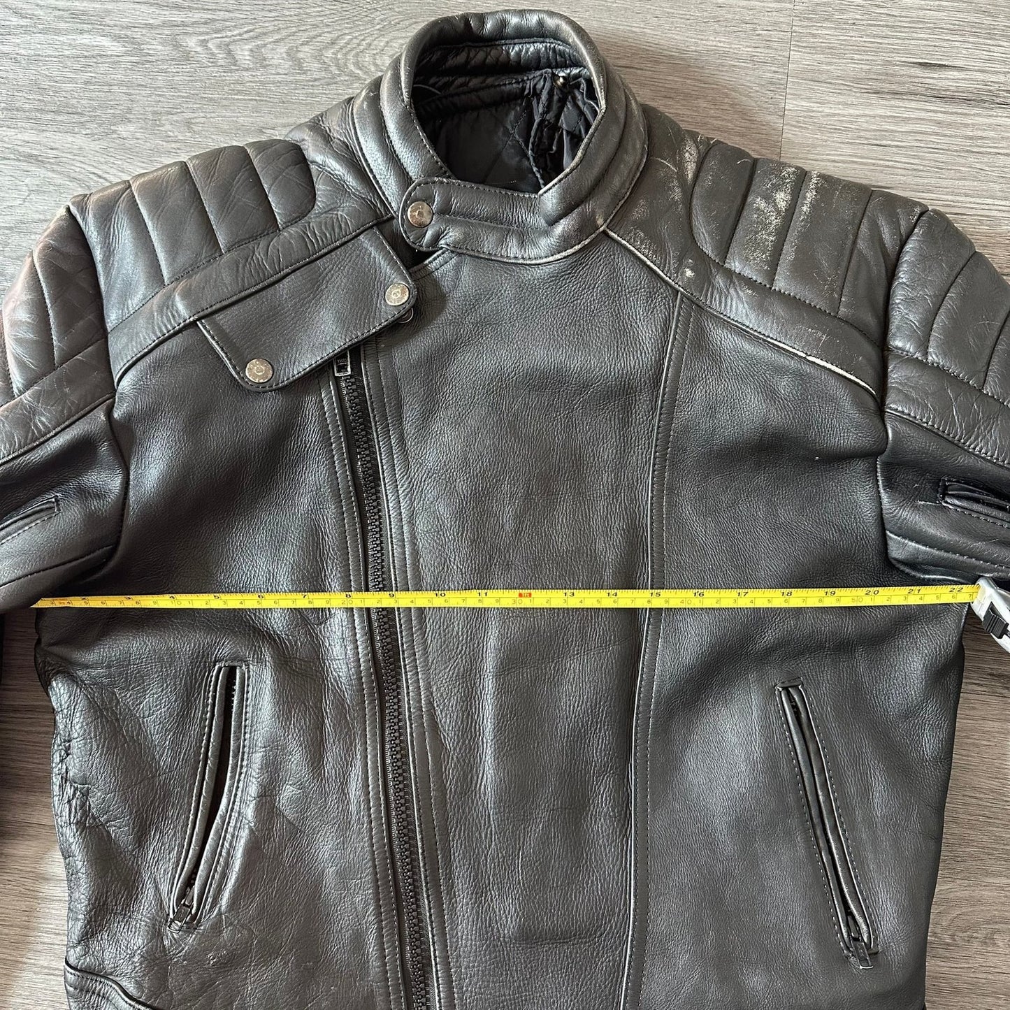 Vintage Motoport USA Leather Motorcycle Jacket Moto Racing