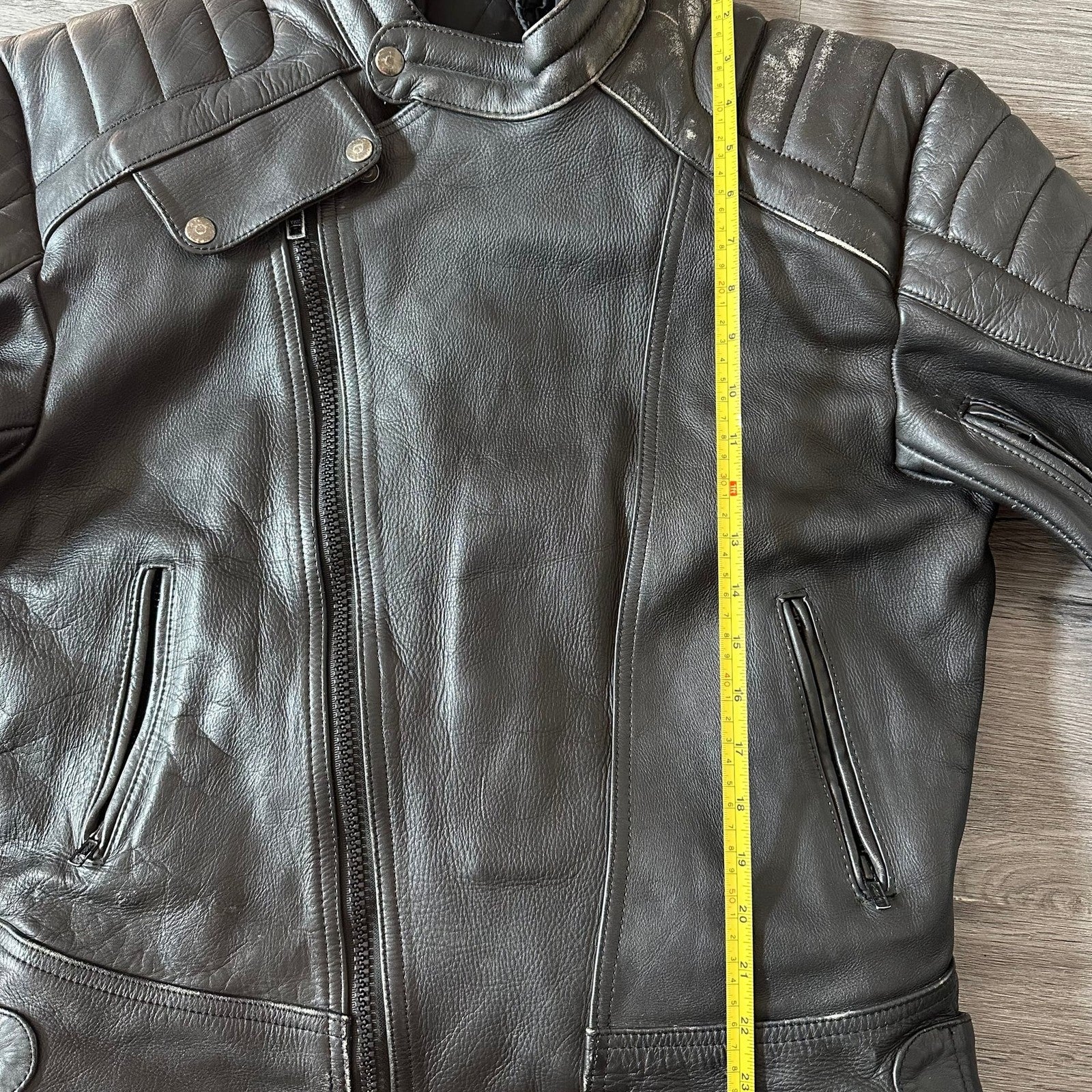 Vintage Motoport USA Leather Motorcycle Jacket Moto Racing