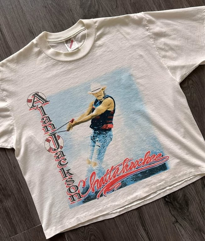 Vintage 90s Alan Jackson Chattahoochee T-Shirt