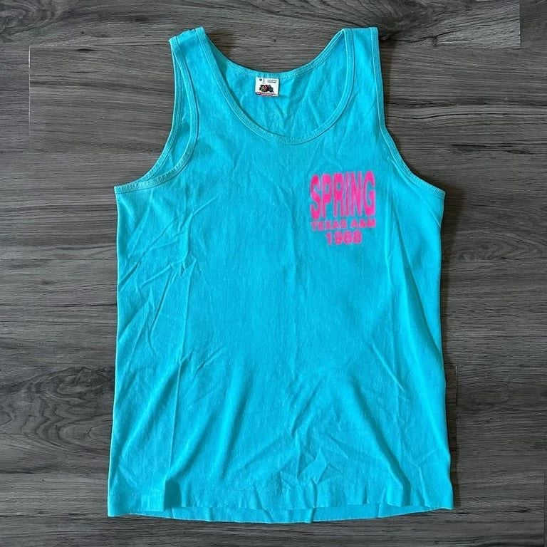 Vintage 80s Texas A&M Spring Tank Top Chi Phi