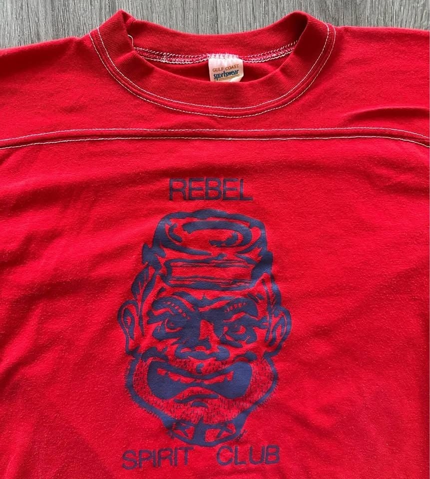 Vintage 70s Rebel Spirit Club Raglan Shirt