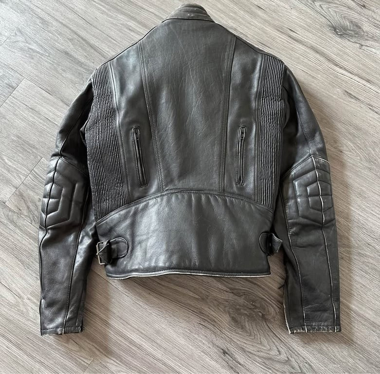 Vintage Motoport USA Leather Motorcycle Jacket Moto Racing