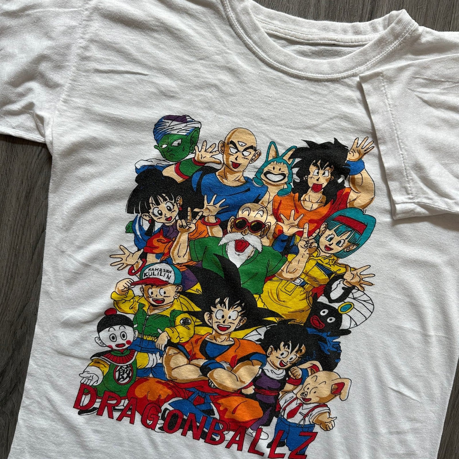 Japanese Brand × Vintage 90s Dragonball Z OG Characters Single Stitch T-Shirt