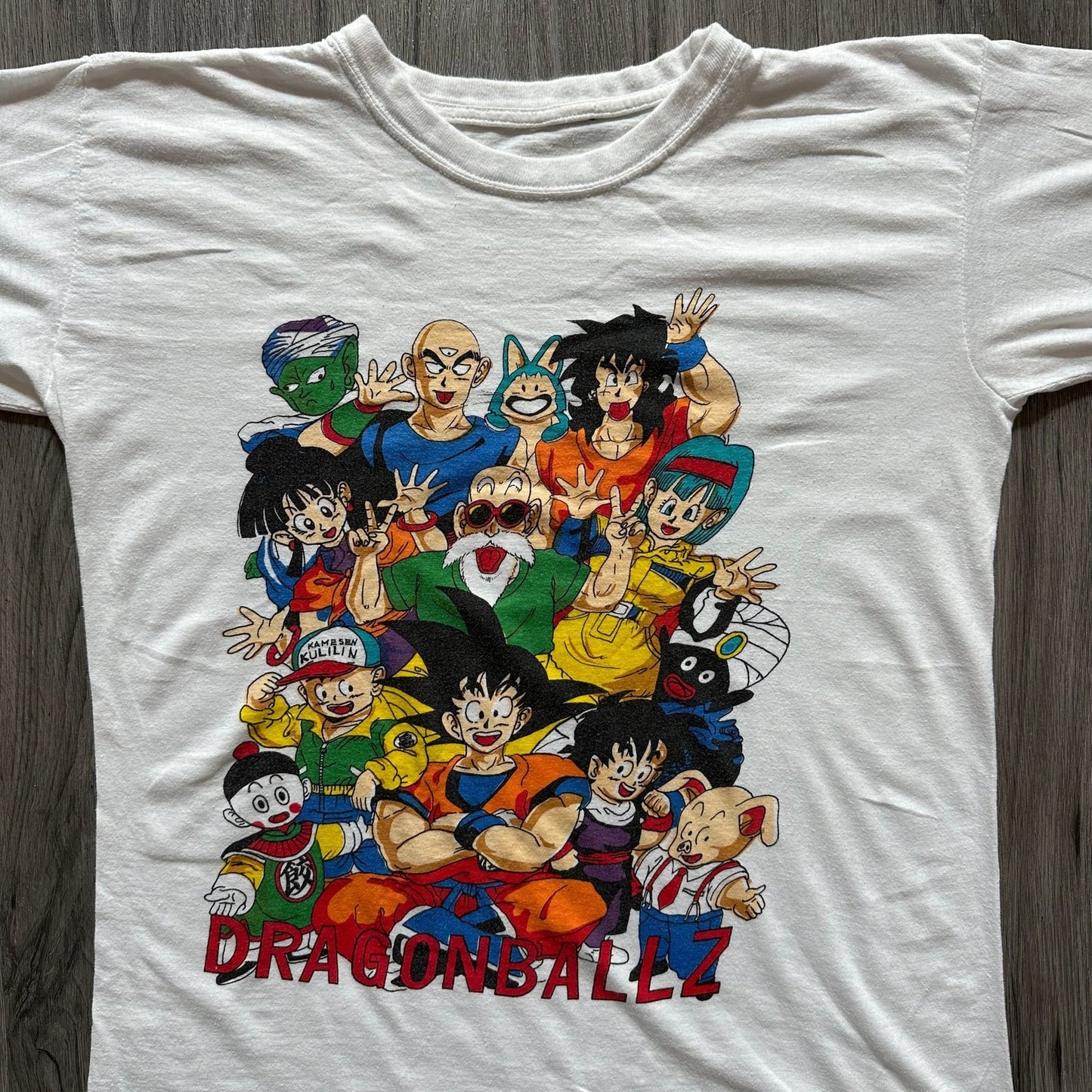 Japanese Brand × Vintage 90s Dragonball Z OG Characters Single Stitch T-Shirt
