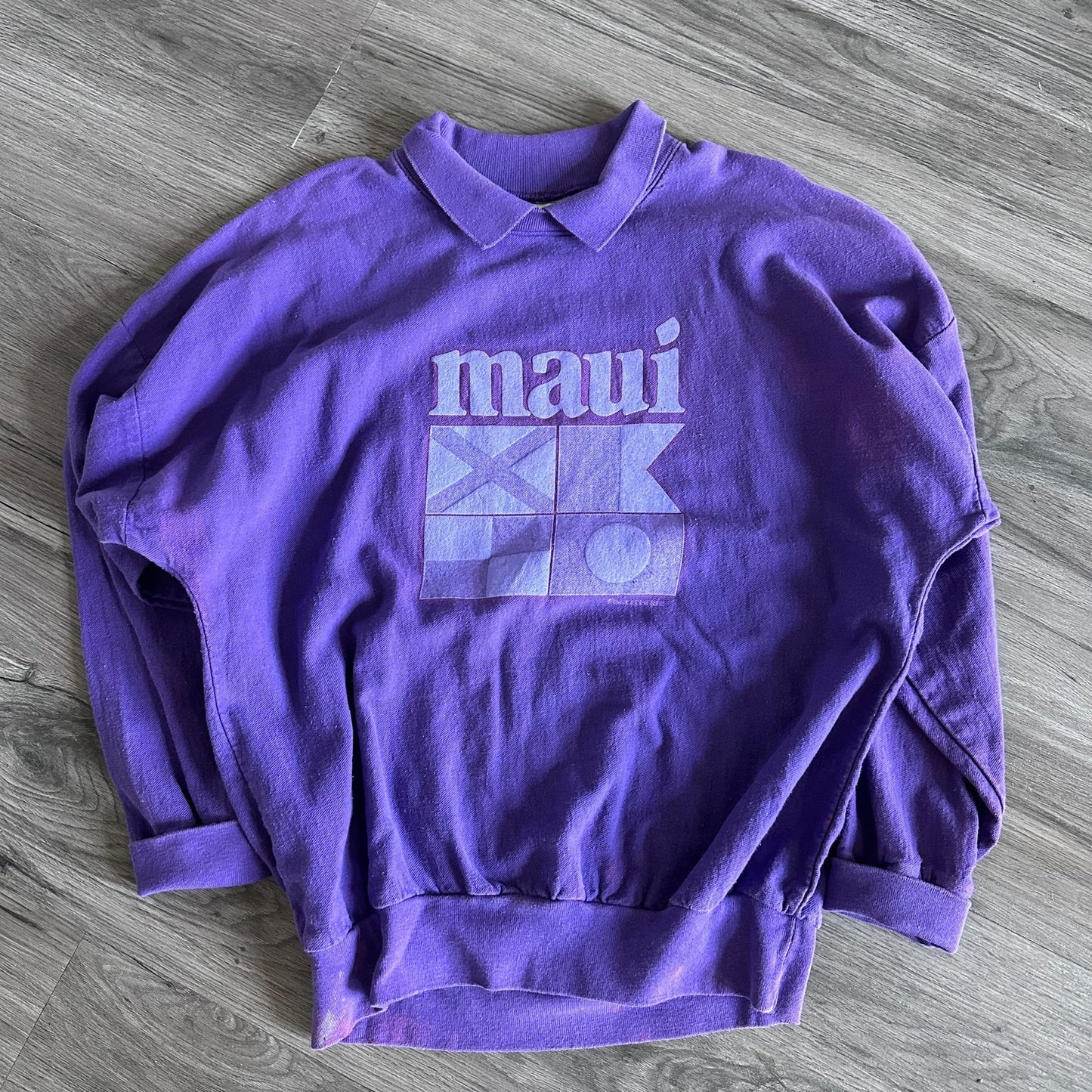 Vintage Maui Hawaii Graphic Crewneck Sweatshirt