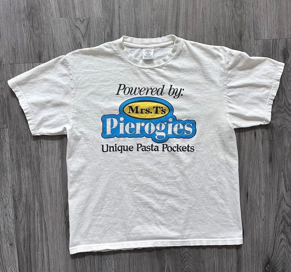 Vintage 90s Mrs. T’s Pierogis Graphic T-Shirt