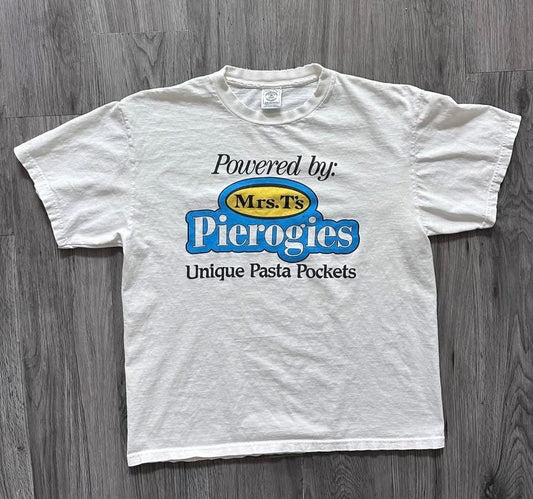 Vintage 90s Mrs. T’s Pierogis Graphic T-Shirt