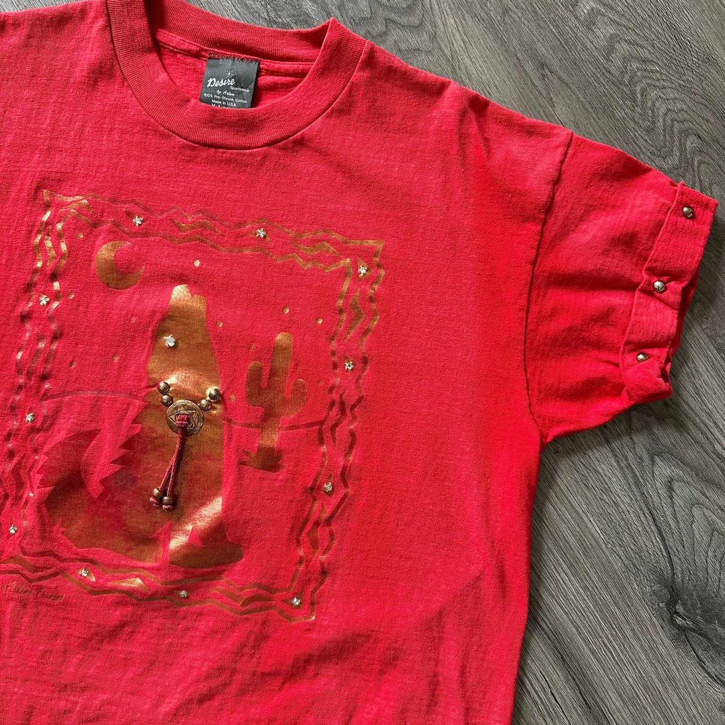 Vintage 80s Western Wolf T-Shirt