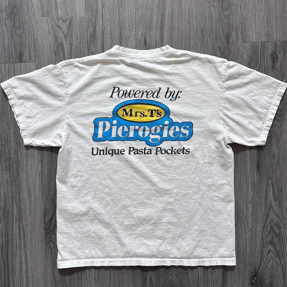 Vintage 90s Mrs. T’s Pierogis Graphic T-Shirt