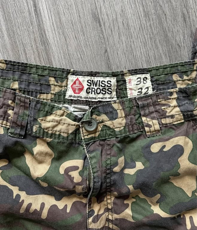 Vtg 90s Alpenflage Swiss Army Cargo Pants