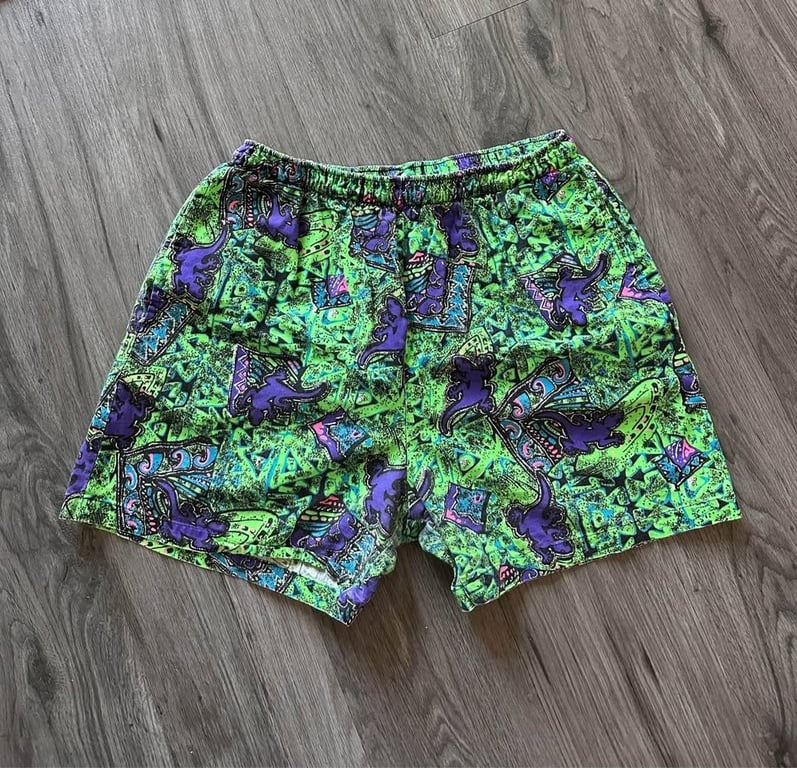 Vintage 90s Surf Gecko Shorts