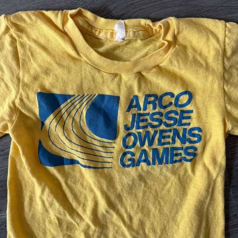 Vintage 80s ARCO Jesse Owens Games T-Shirt
