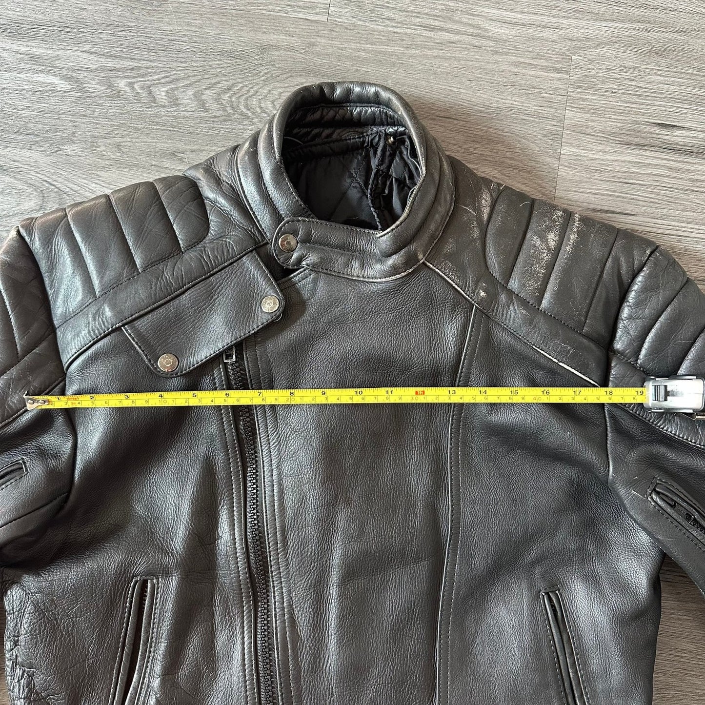 Vintage Motoport USA Leather Motorcycle Jacket Moto Racing