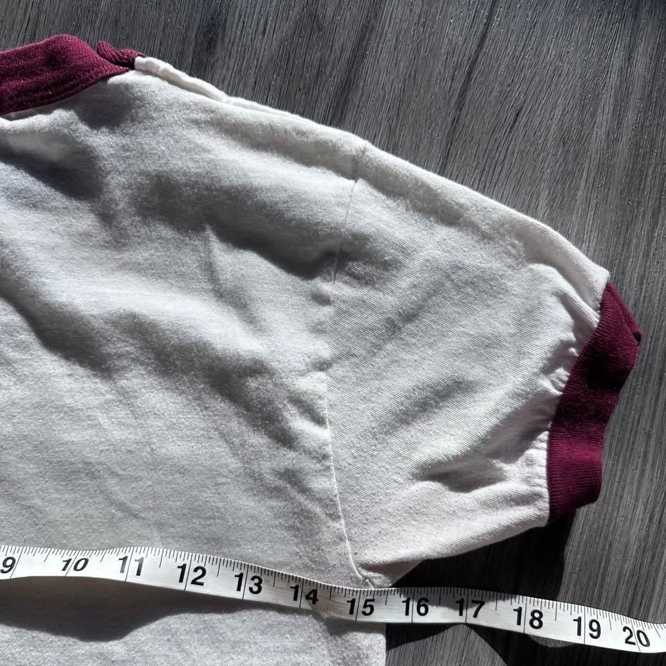 Vintage 70s YMCA Ringer Tee