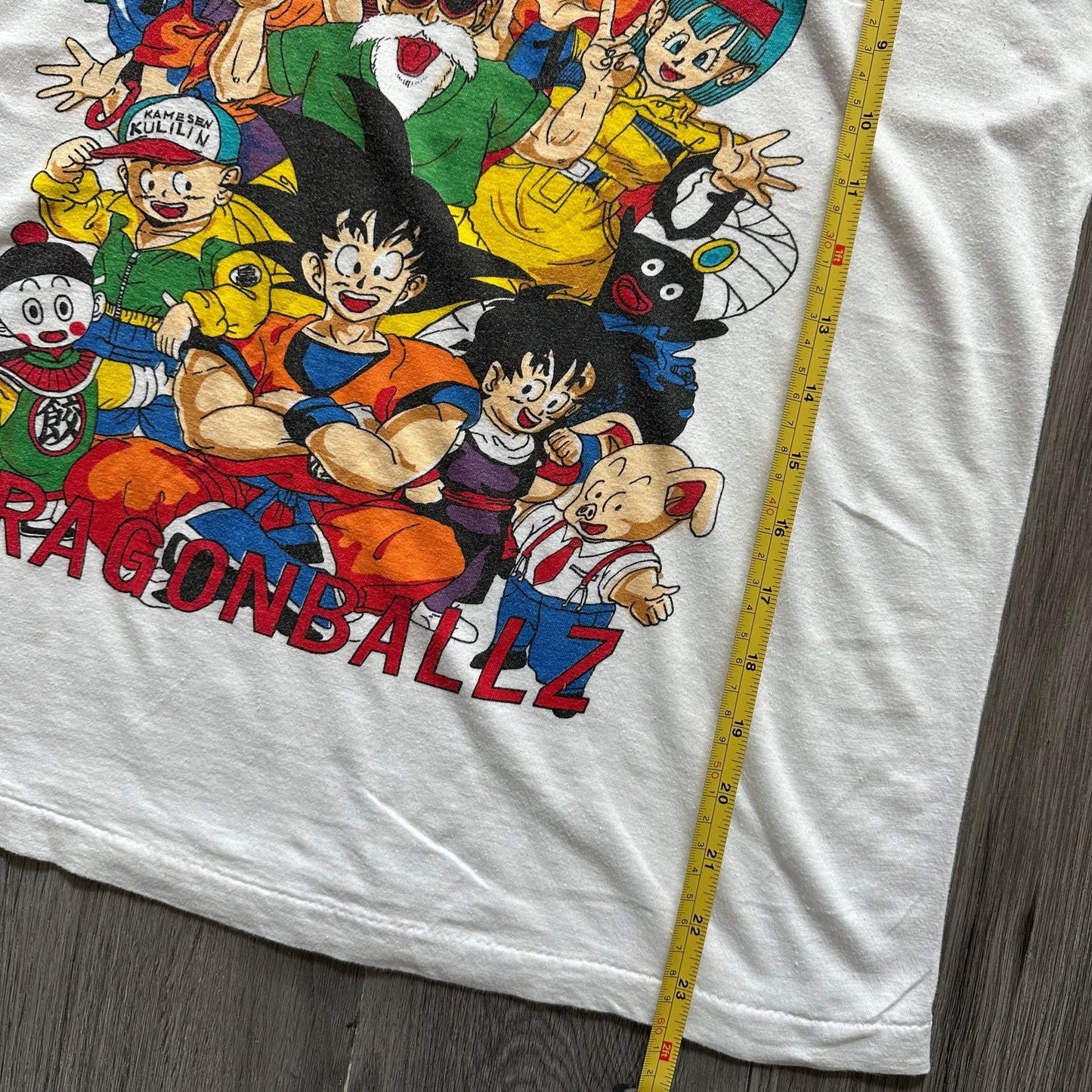Japanese Brand × Vintage 90s Dragonball Z OG Characters Single Stitch T-Shirt
