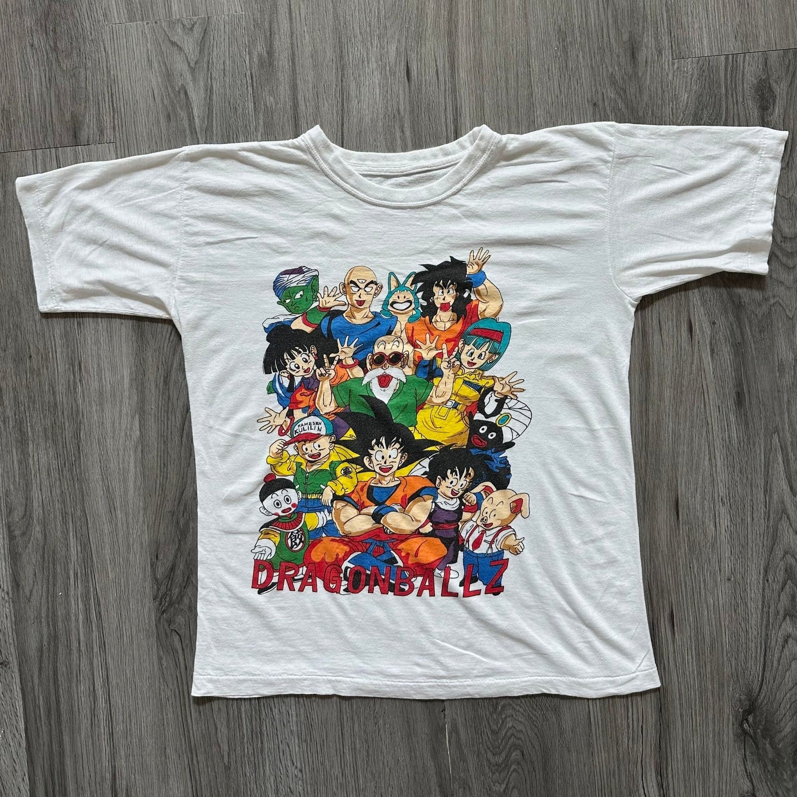 Japanese Brand × Vintage 90s Dragonball Z OG Characters Single Stitch T-Shirt