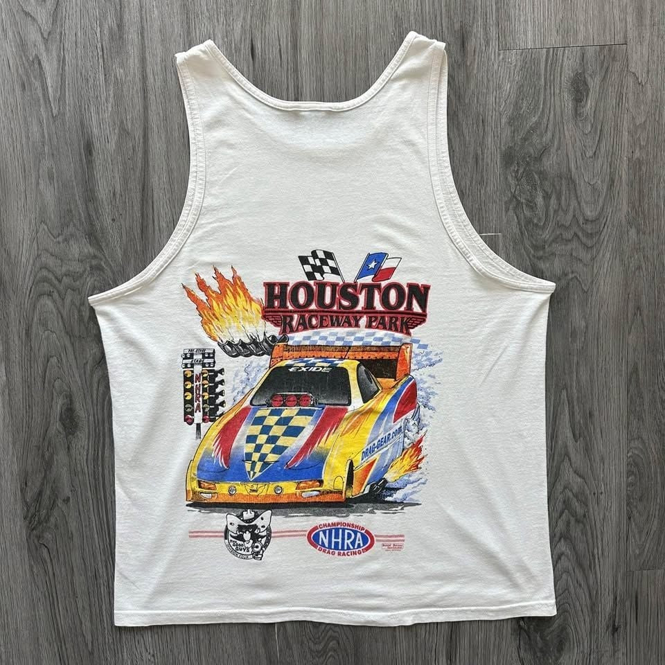 Vintage 90s Houston Raceway Park Tank
