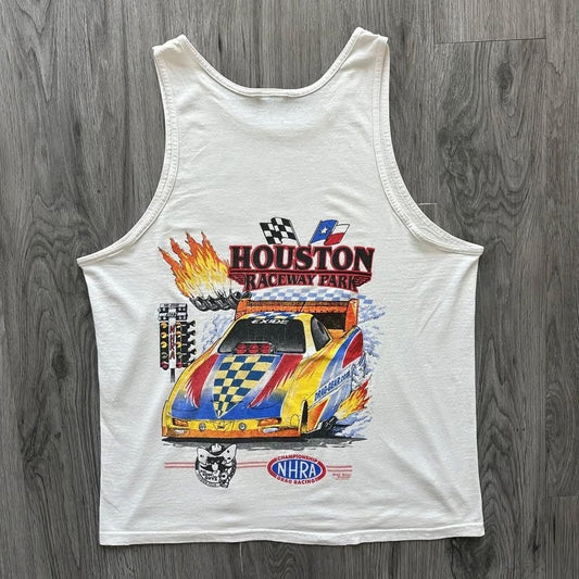 Vintage 90s Houston Raceway Park Tank