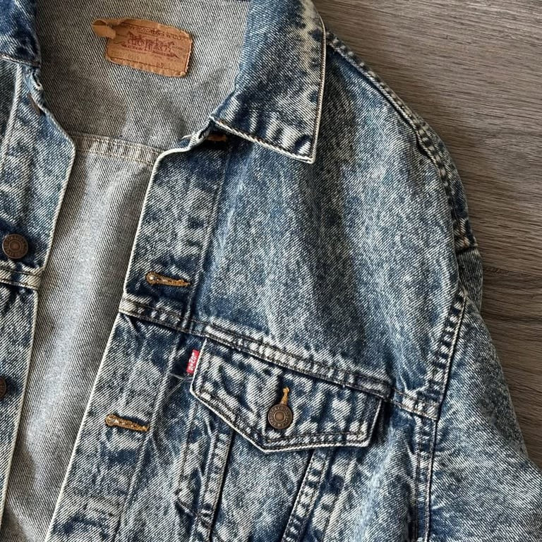 Vintage 80s Levi’s Acid Wash Jean Jacket