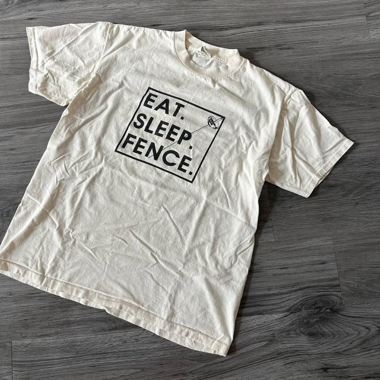 Vintage 80s Eat Sleep Fence T-Shirt