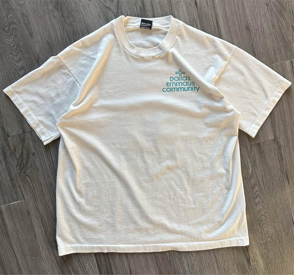 Vintage 90s Walk to Emmaus Jesus Walk T-Shirt