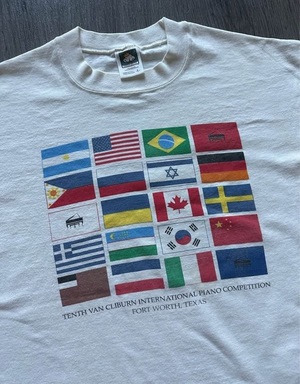 Vintage 90s Van Cliburn International Piano Competition T-Shirt
