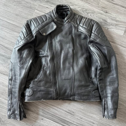 Vintage Motoport USA Leather Motorcycle Jacket Moto Racing