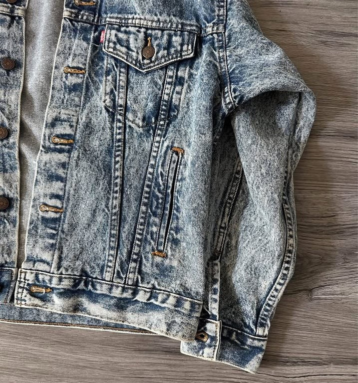 Vintage 80s Levi’s Acid Wash Jean Jacket