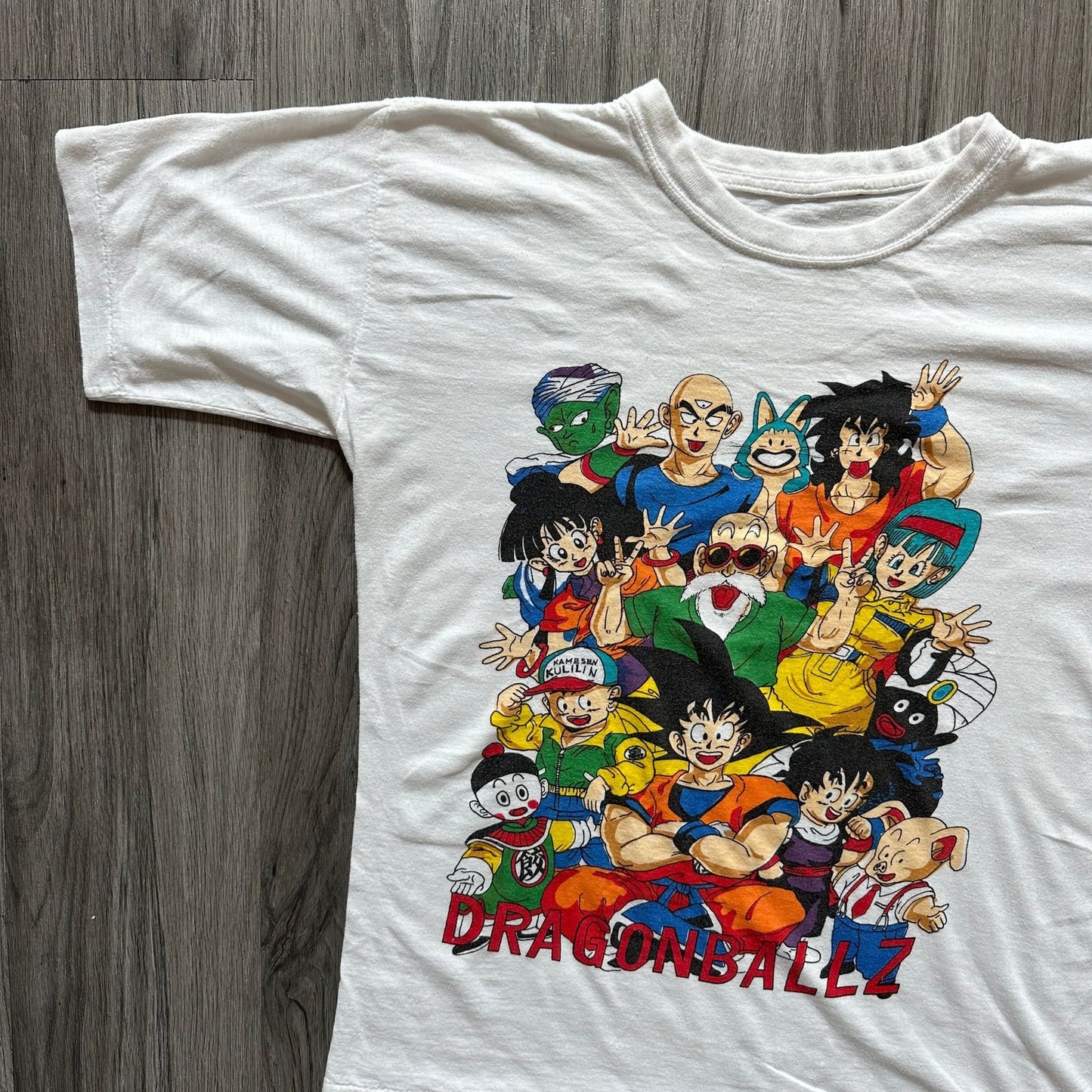 Japanese Brand × Vintage 90s Dragonball Z OG Characters Single Stitch T-Shirt