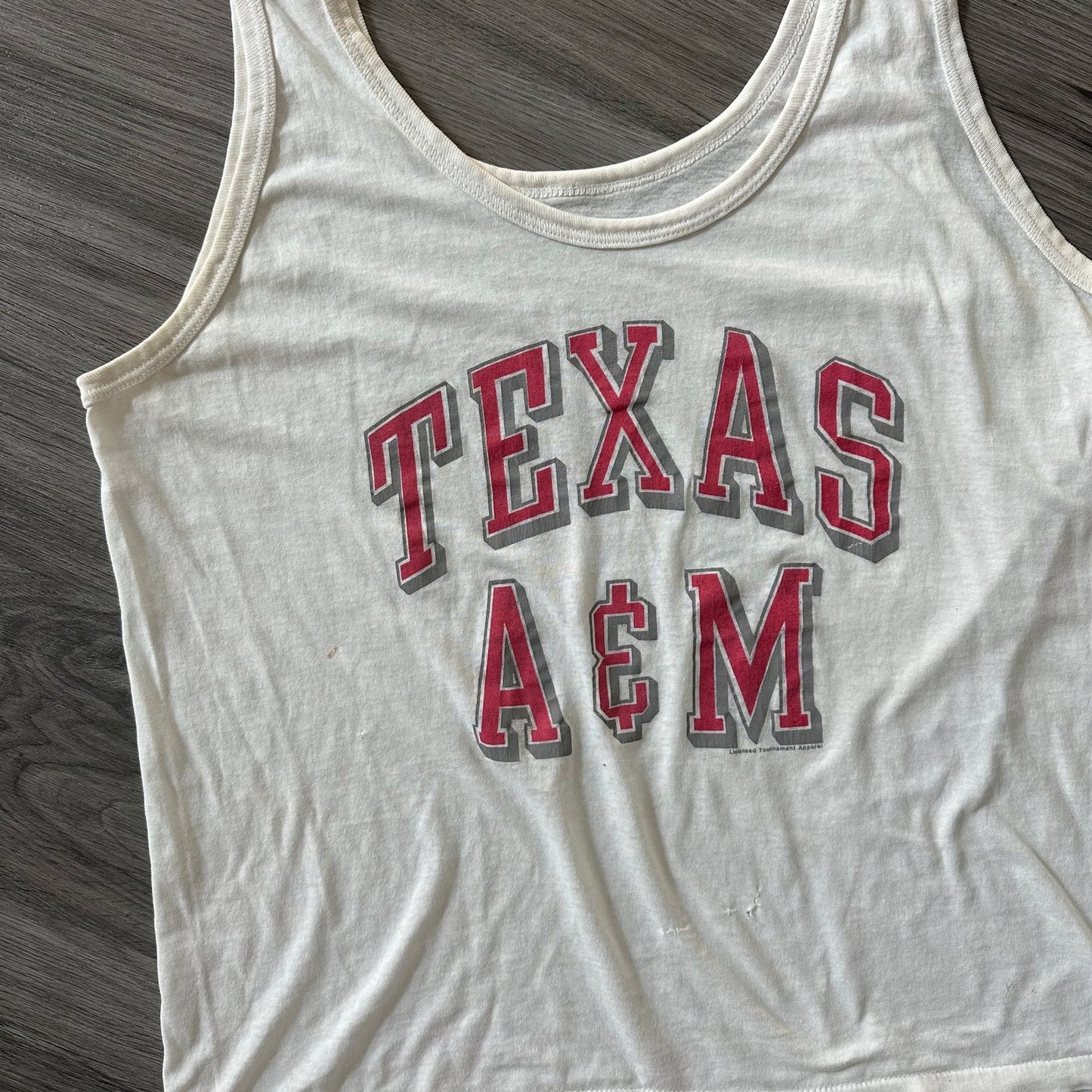 80s Vintage Texas A&M Tank Muscle Tee