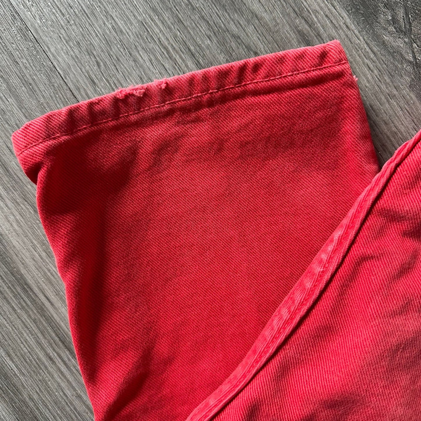 Vintage 90s Calvin Klein Denim Jeans High Wasted Red