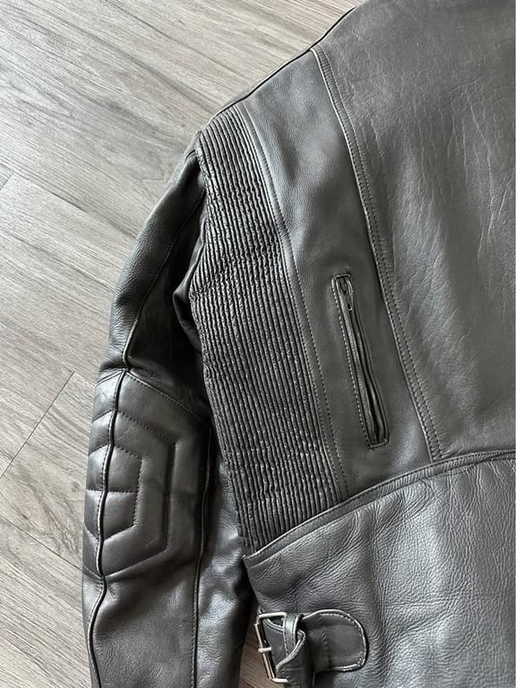 Vintage Motoport USA Leather Motorcycle Jacket Moto Racing