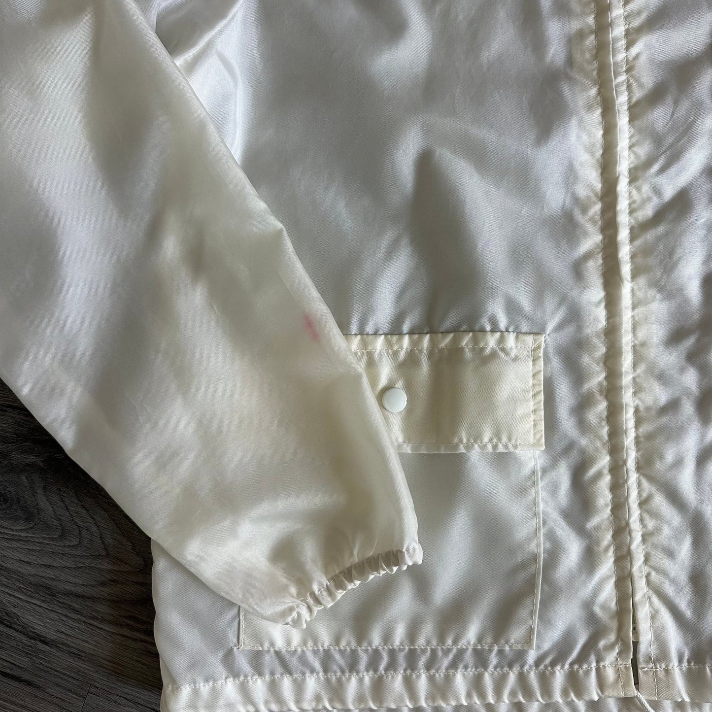Vintage The Great Lakes Jacket White Flag Windbreaker Men's Small