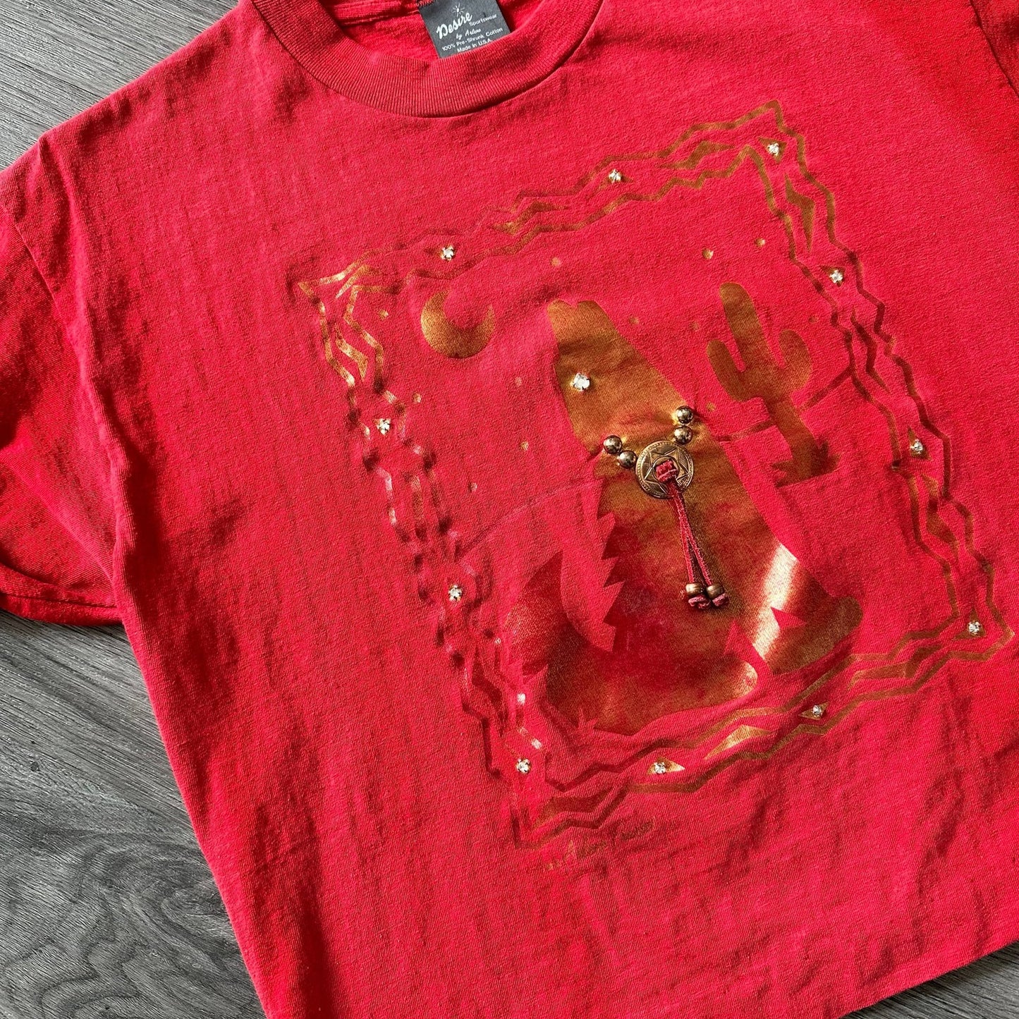 Vintage 80s Western Wolf T-Shirt