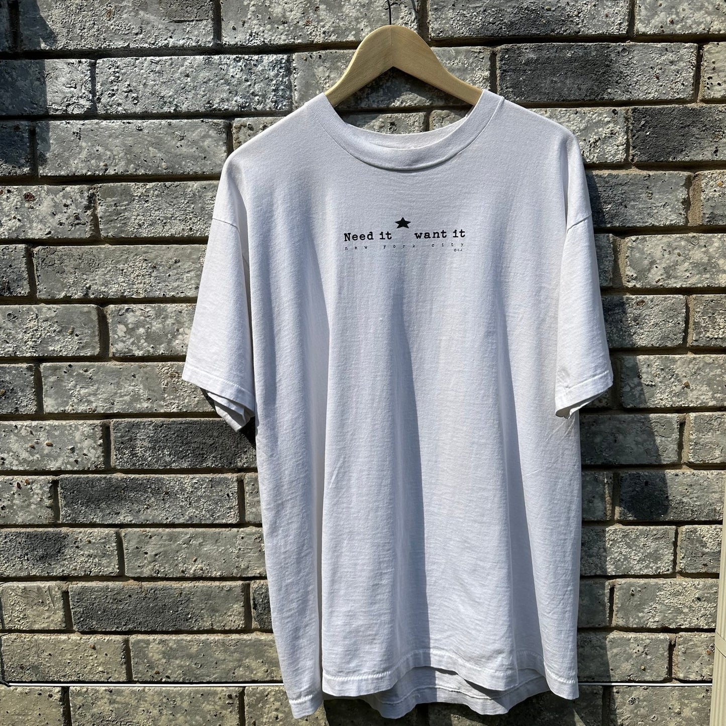 Vintage 90s Need it Want it NYC T-Shirt