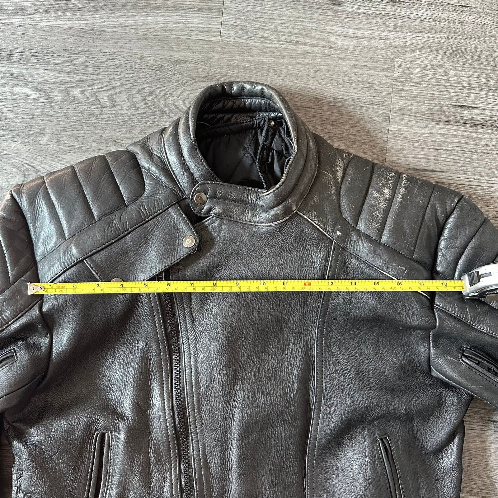 Vintage Motoport USA Leather Motorcycle Jacket Moto Racing