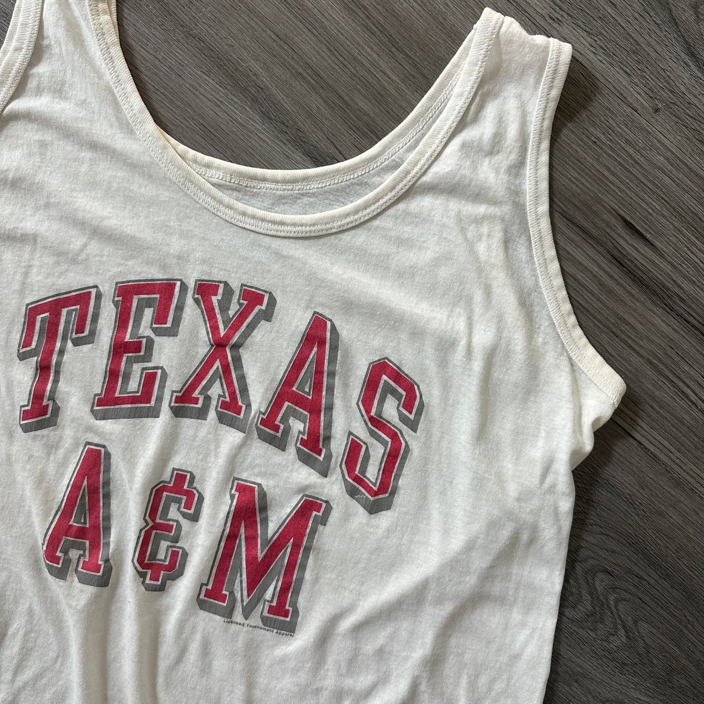 80s Vintage Texas A&M Tank Muscle Tee