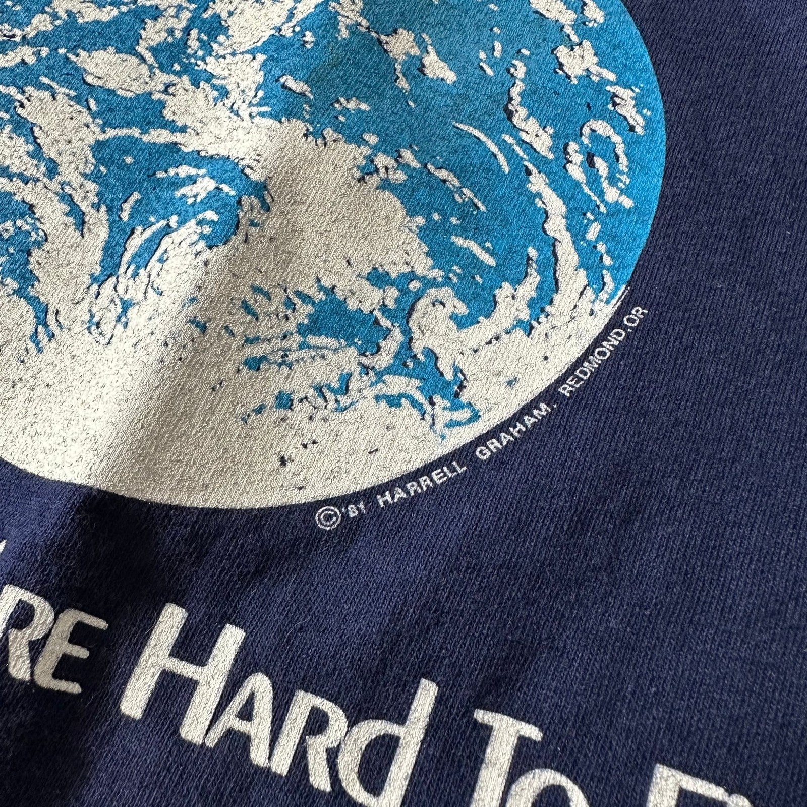 Vintage EarthSpace Enterprises 80s T-Shirt  “Good Planets Are Hard To Find”