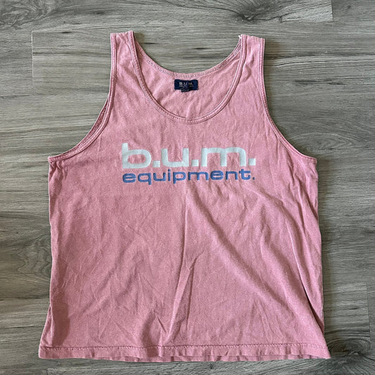 Vtg BUM Equipment 90s Tank Top T-Shirt B.U.M. USA Mens