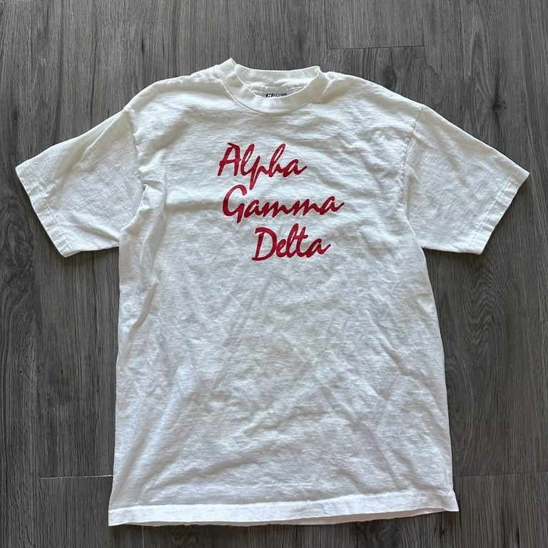 Vintage 90s Alpha Gamma Delta T-Shirt