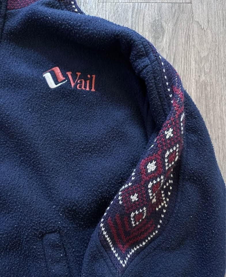 Vintage 90s Vail Ski Synchilla Pullover Fleece