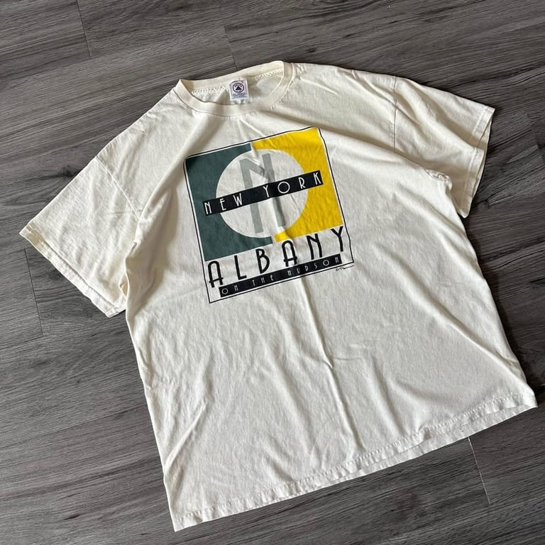 Vintage Albany New York Graphic Tee Delta Pro Weight