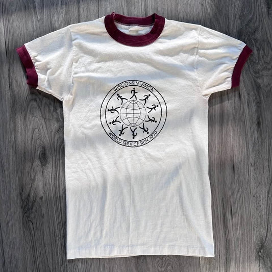 Vintage 70s YMCA Ringer Tee