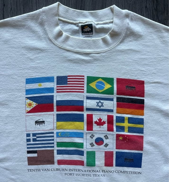 Vintage 90s Van Cliburn International Piano Competition T-Shirt