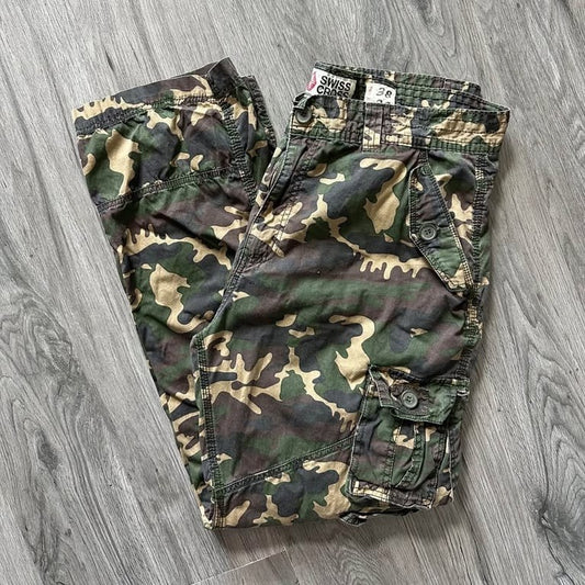 Vtg 90s Alpenflage Swiss Army Cargo Pants