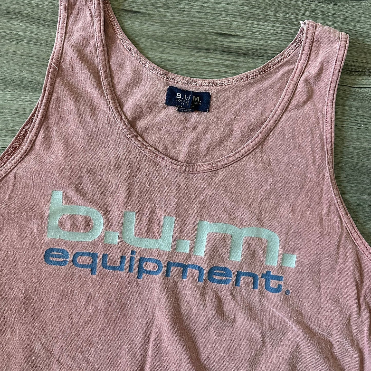 Vtg BUM Equipment 90s Tank Top T-Shirt B.U.M. USA Mens