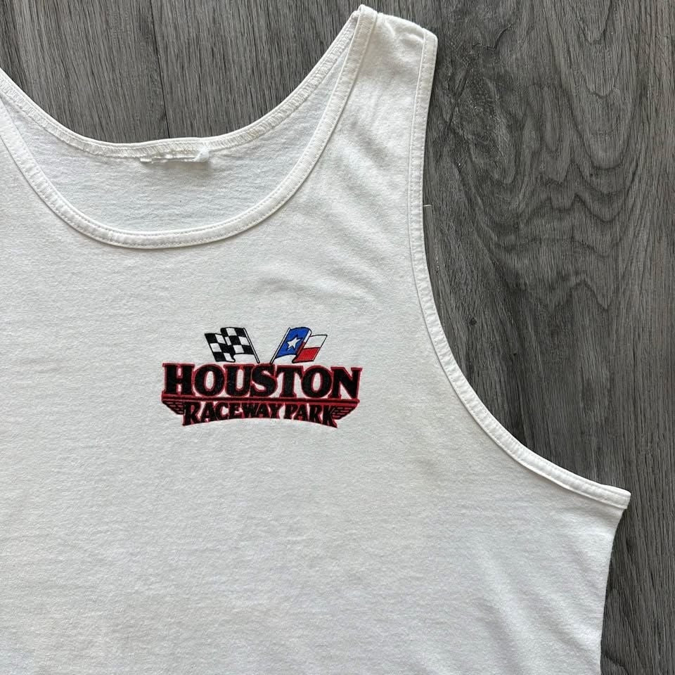 Vintage 90s Houston Raceway Park Tank
