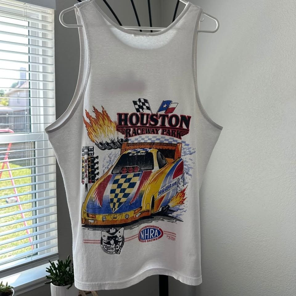 Vintage 90s Houston Raceway Park Tank