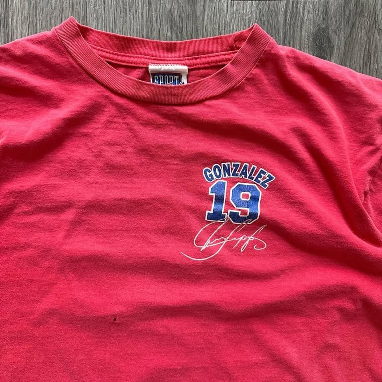 Vintage 1997 Juan Gonzalez T-Shirt Texas Rangers
